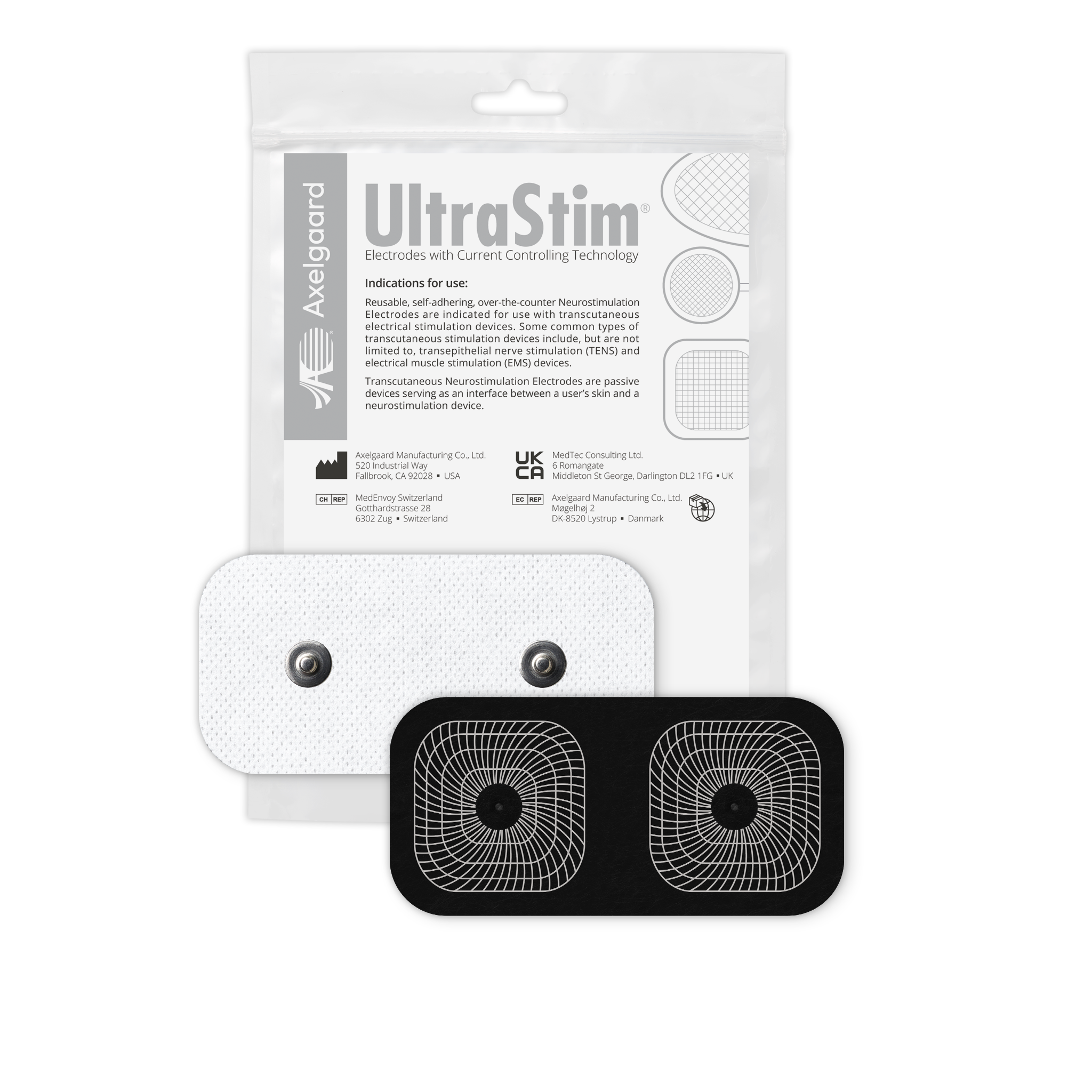 UltraStim® Snap Electrodes (Rectangle)