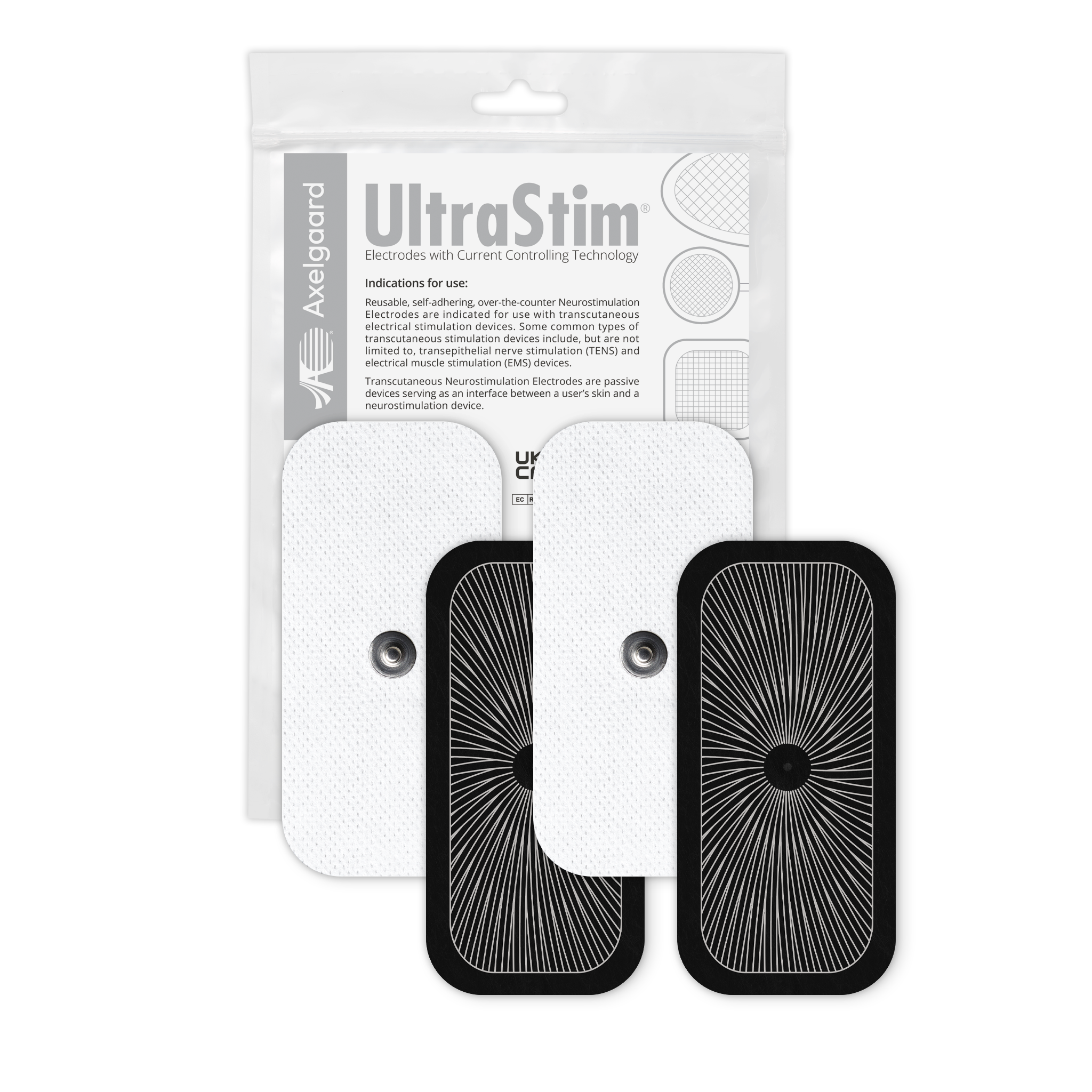 UltraStim® Snap Electrodes (Rectangle)