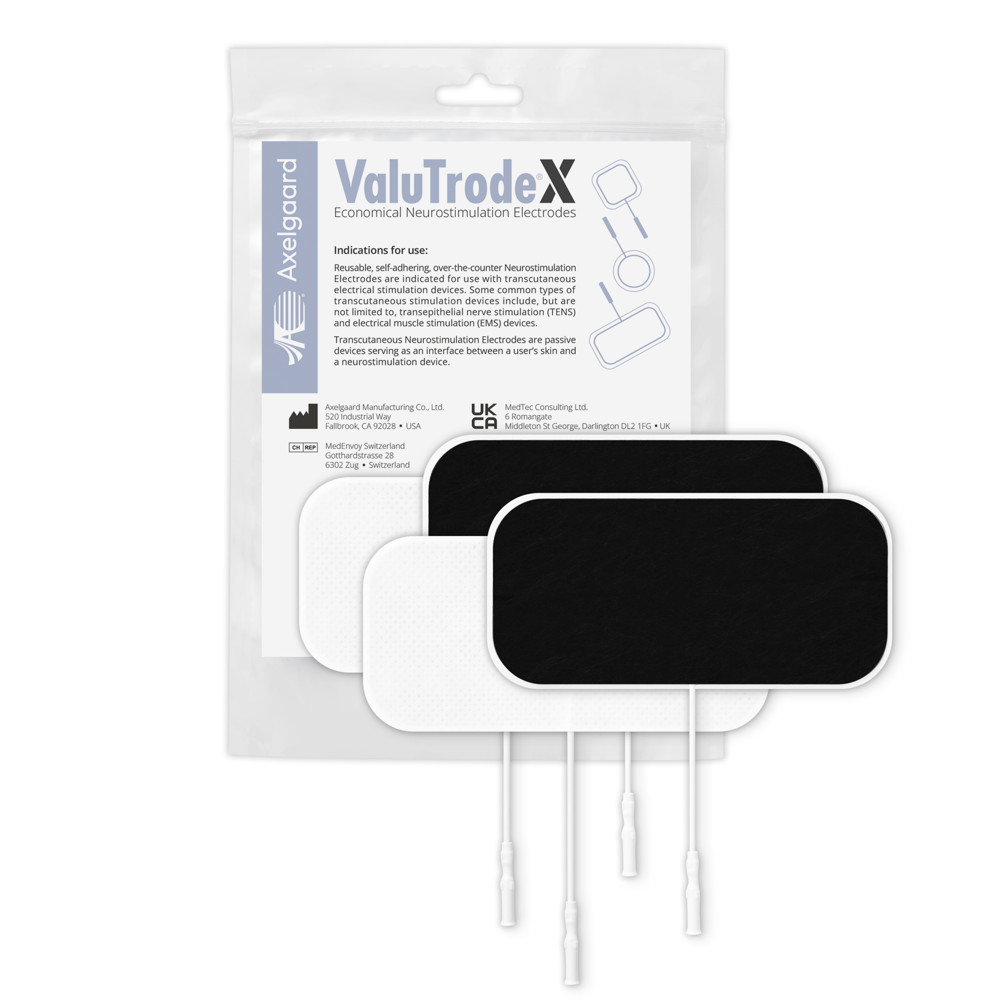 ValuTrode® X Cloth Electrodes (Rectangle)